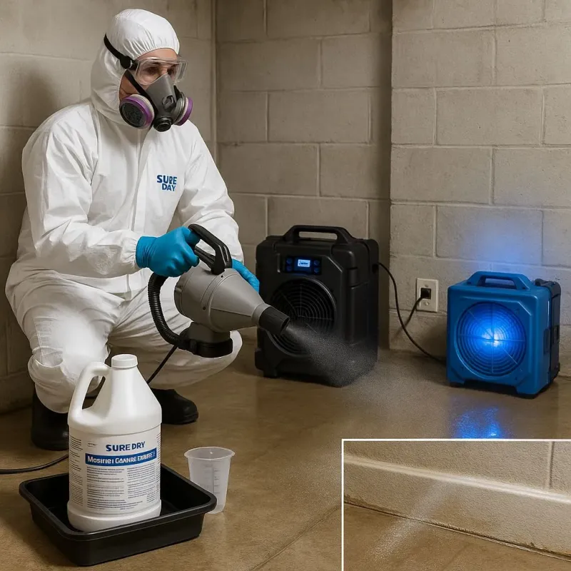 Sanitization and Odor Removal process in East Newnan, GA